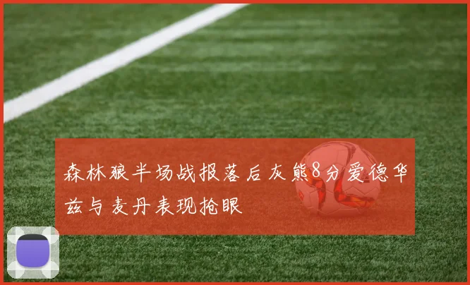 森林狼半场战报落后灰熊8分爱德华兹与麦丹表现抢眼